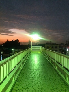夕暮れ歩道.JPG